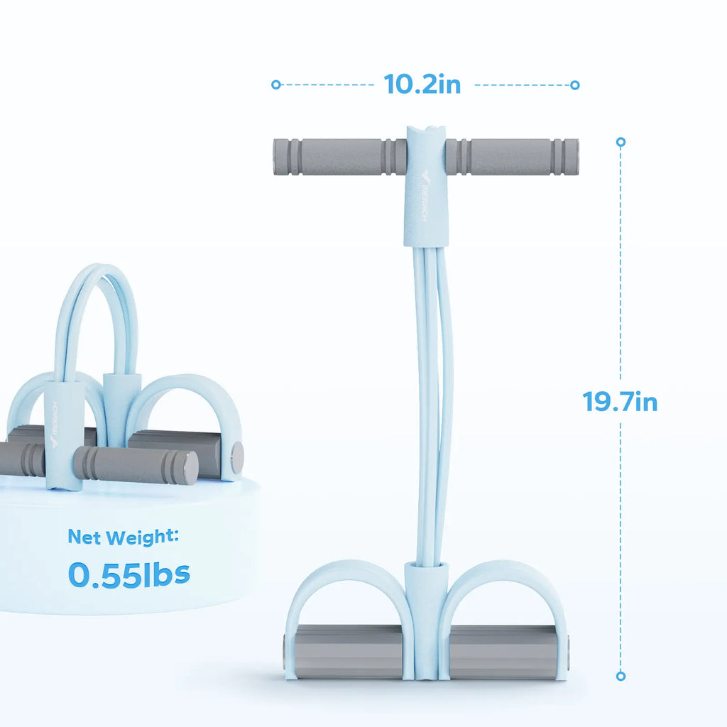 Merach Multifunction Pedal Resistance Band – Full-Body Workout for Home, Yoga, Sit-ups & Core Training