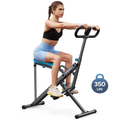 MERACH 2-in-1 Squat Rowing Machine – Foldable Glute & Leg Trainer with LCD Monitor, 350LBS Capacity