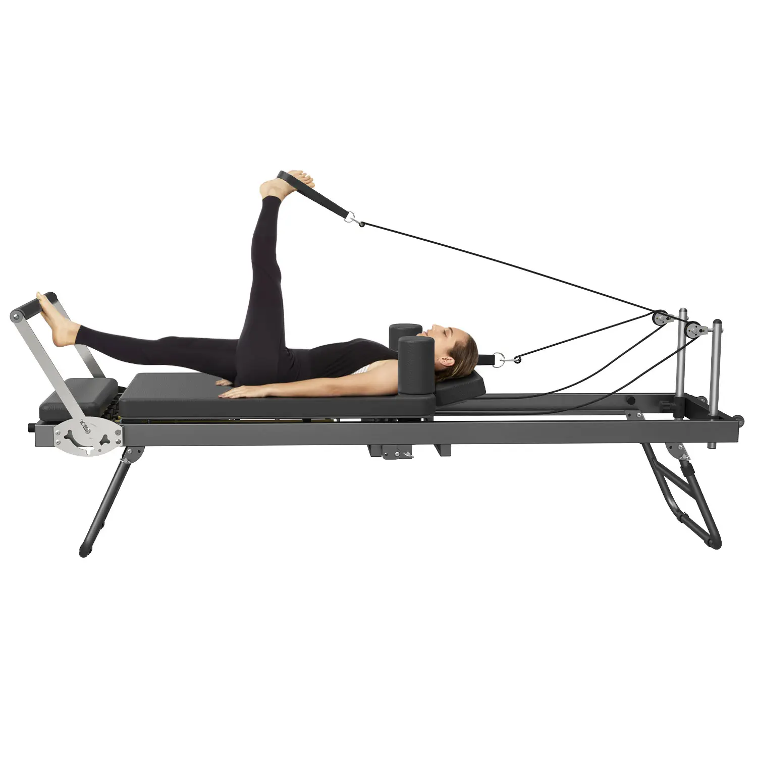 Foldable Pilates Reformer Machine – Home Gym Equipment for Beginners & Advanced Users