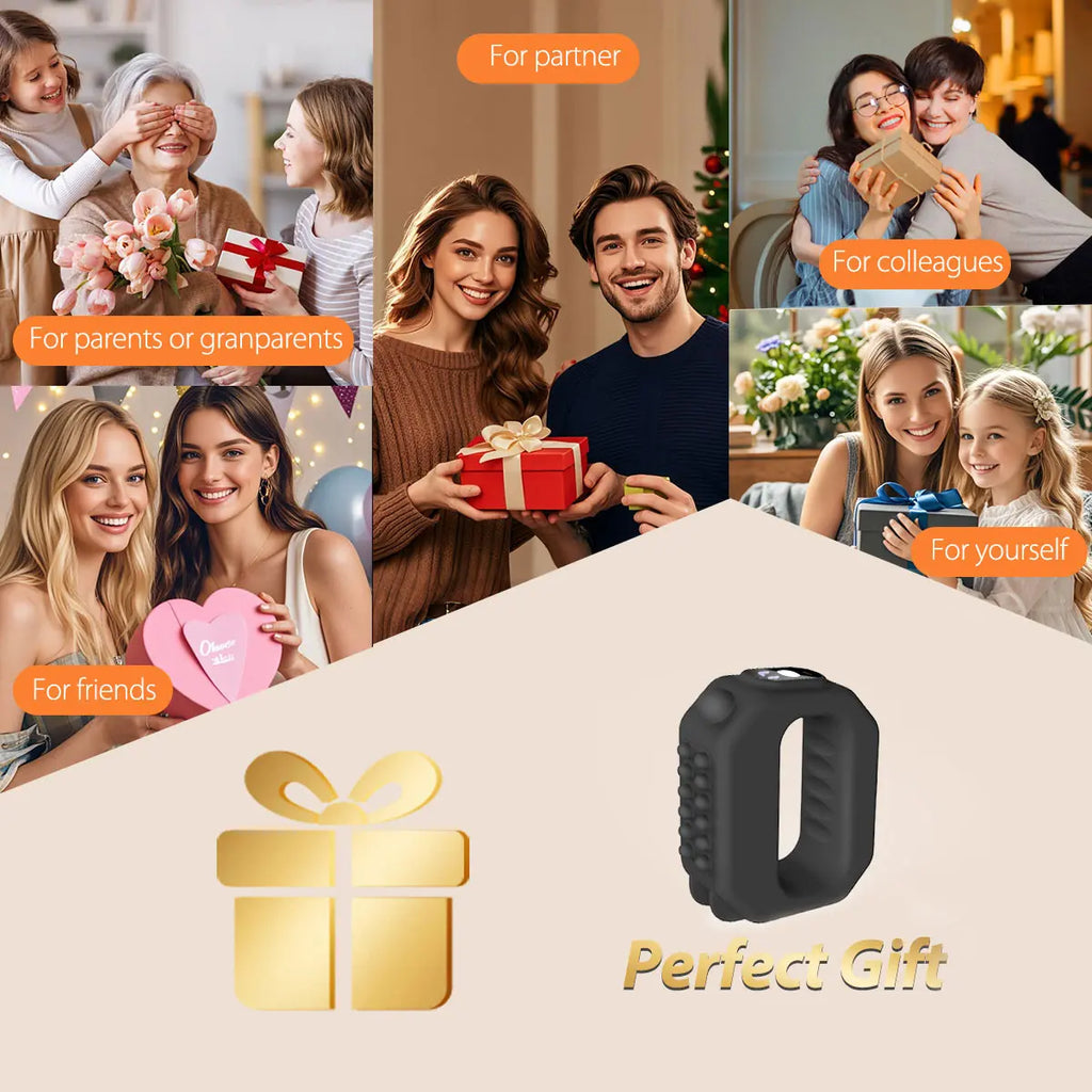 ADDWIN Fascia Ring R10 Mini Muscle Recovery Device – Cordless, Rechargeable, Adjustable Strap