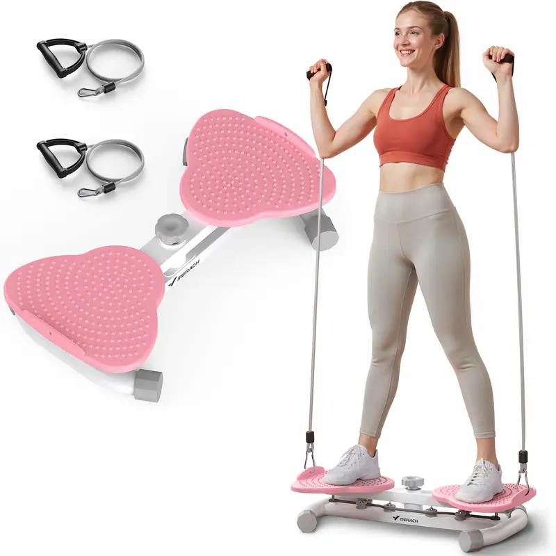 Merach Waist Twist Machine – Toned Abs & Core Trainer, Non-Slip, Ultra-Quiet, No Assembly Required