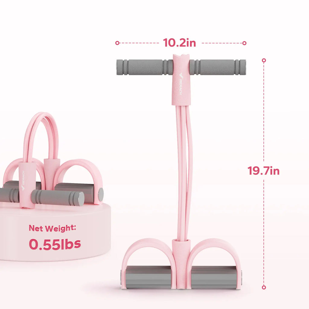 Merach Multifunction Pedal Resistance Band – Full-Body Workout for Home, Yoga, Sit-ups & Core Training