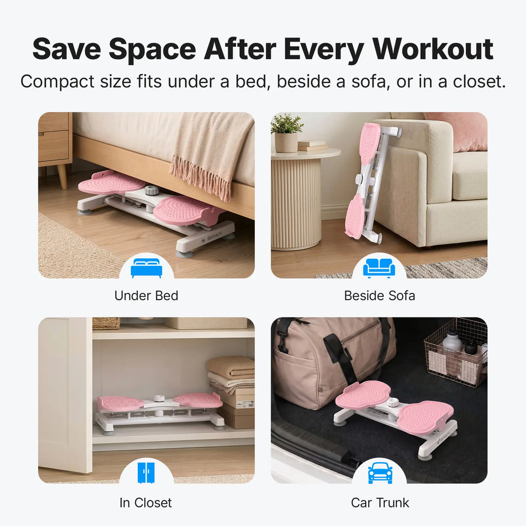 Merach Waist Twist Machine – Toned Abs & Core Trainer, Non-Slip, Ultra-Quiet, No Assembly Required