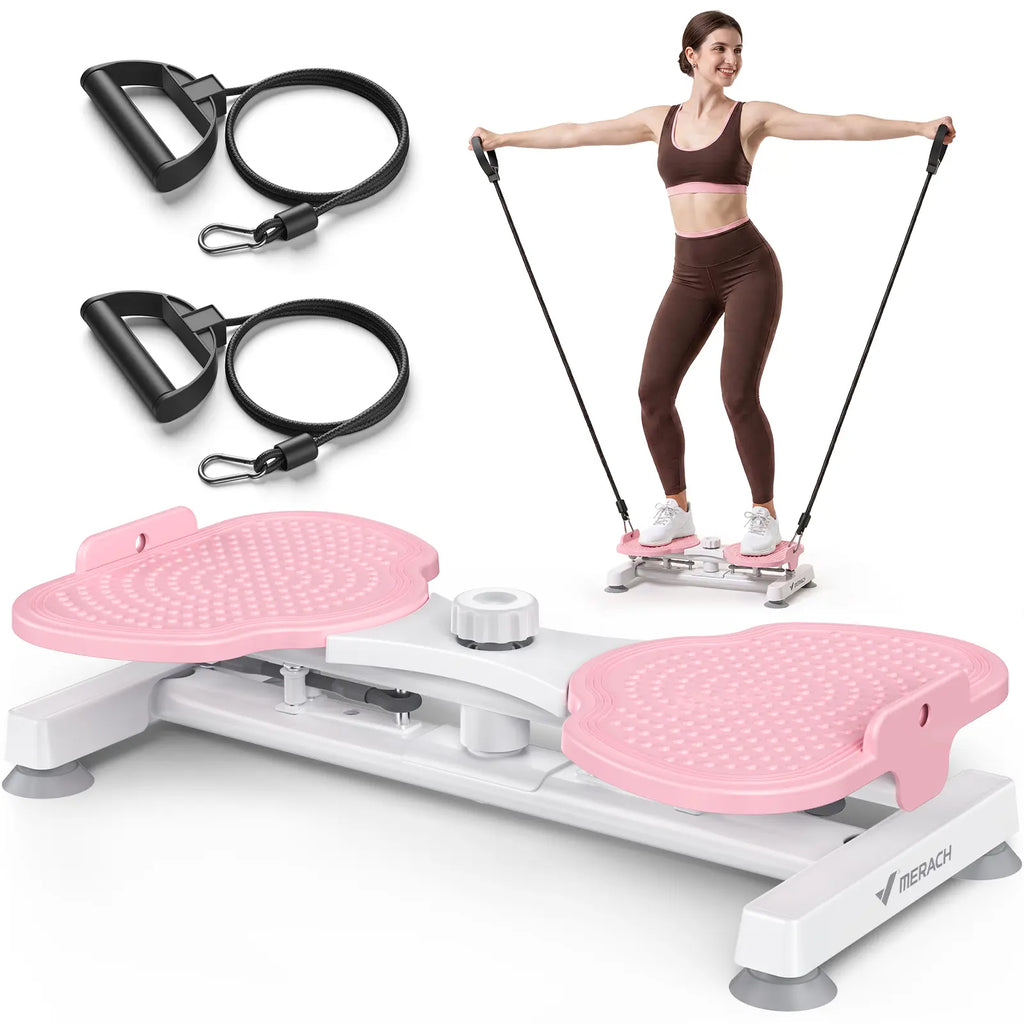 Merach Waist Twist Machine – Toned Abs & Core Trainer, Non-Slip, Ultra-Quiet, No Assembly Required