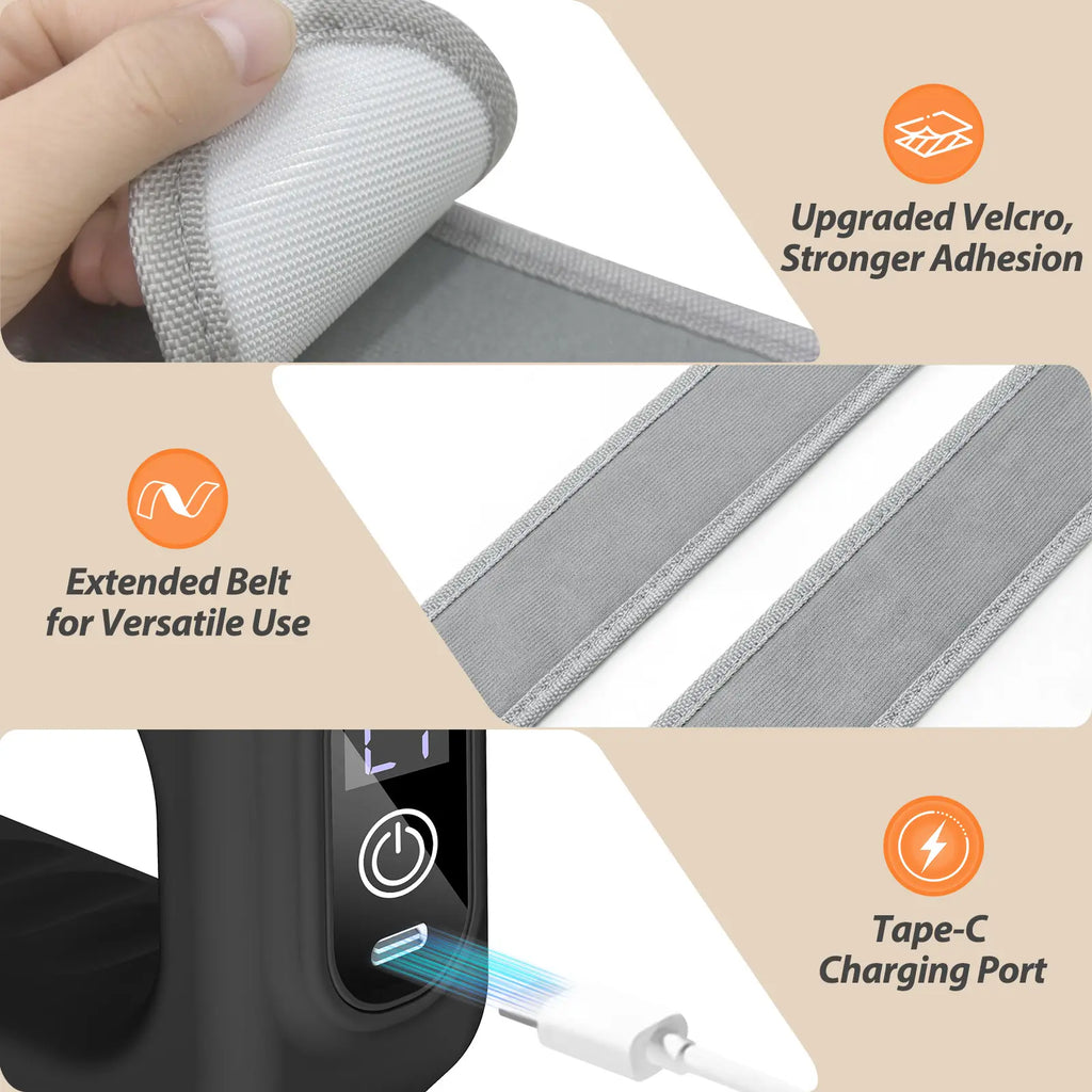 ADDWIN Fascia Ring R10 Mini Muscle Recovery Device – Cordless, Rechargeable, Adjustable Strap