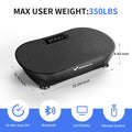 Merach Vibration Plate Exercise Machine – Lymphatic Drainage, Full Body Workout, Max 400LBS