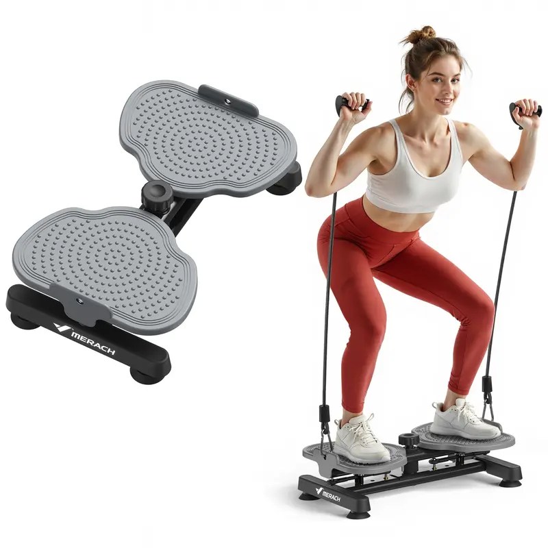 Merach Waist Twist Machine – Toned Abs & Core Trainer, Non-Slip, Ultra-Quiet, No Assembly Required